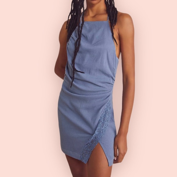 INTIMATELY Rylee Mini Black Bodycon Dress By At Free People Size Small - Picture 11 of 11